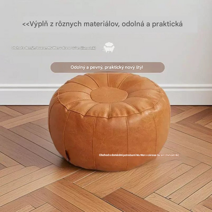 🛋️Používaný úložný taburet – Vodoodolný syntetický materiál; šetrí miesto a ľahko sa prenáša. Zľava 50 %! ✨
