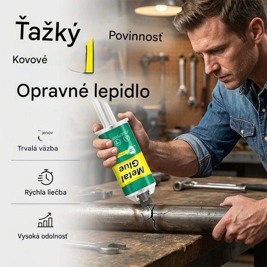 【3-dielna sada】🔥 Časovo obmedzená zľava 50 %! 🛠️ Vysokopevnostný gél na opravu kovov AB - Odolné voči vode, oleju a vysokým teplotám pri každodennom použití.