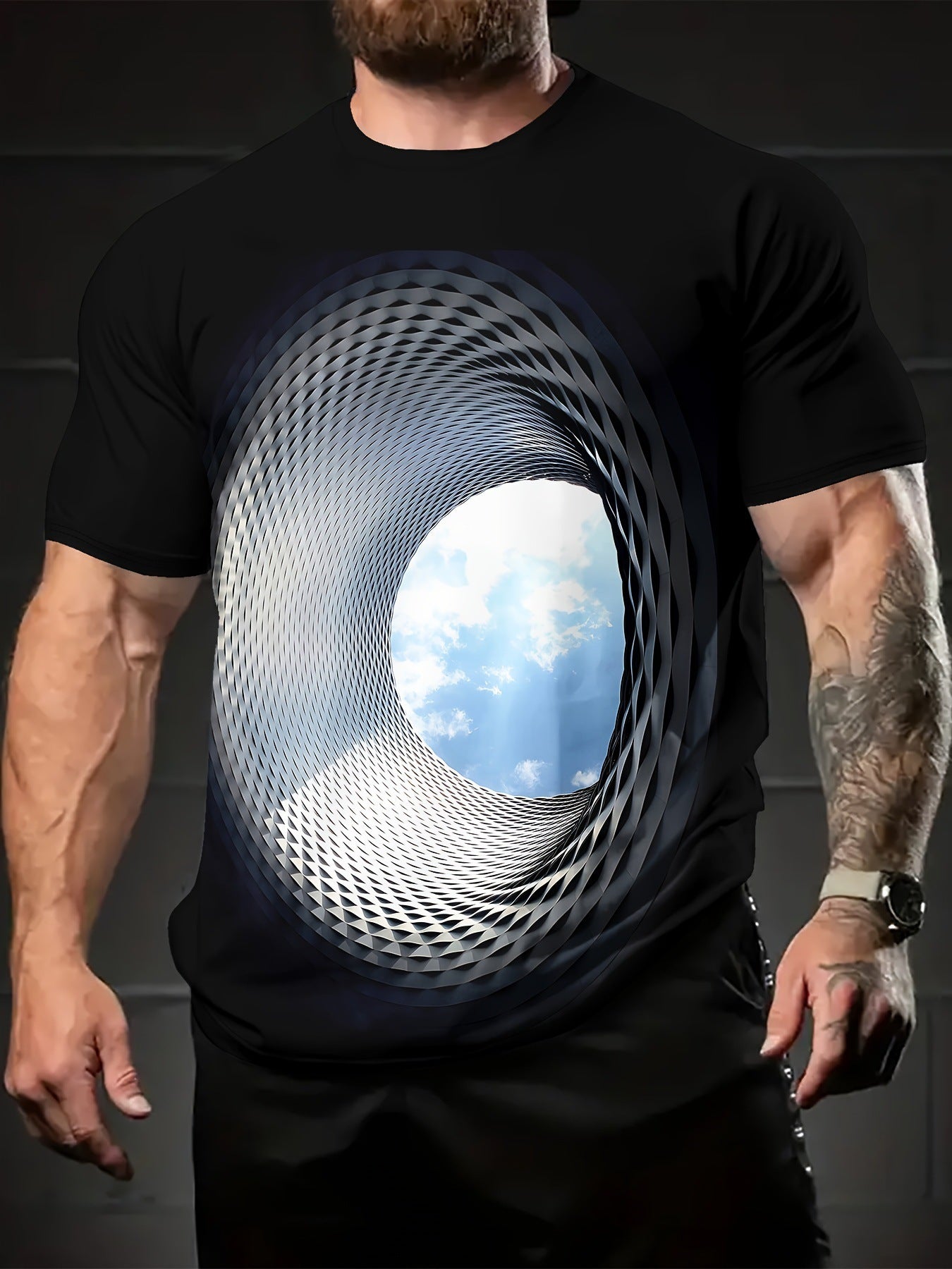 🌀👕【S-5XL】Pánsky top s 3D digitálnou potlačou - pohodlný a priedušný materiál vhodný na každodenné nosenie počas celého dňa