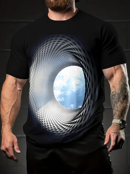 🌀👕【S-5XL】Pánsky top s 3D digitálnou potlačou - pohodlný a priedušný materiál vhodný na každodenné nosenie počas celého dňa