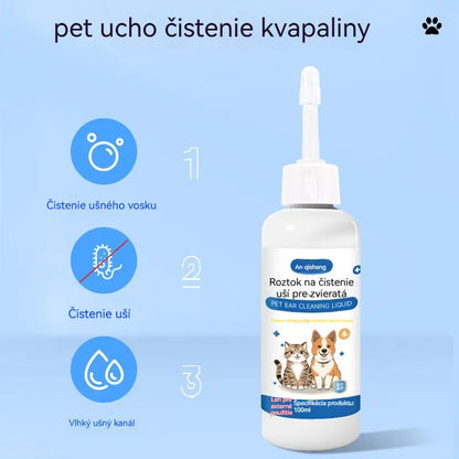 🐶🐱 Čistič uší na zmiernenie svrbenia uší u psov a mačiek.