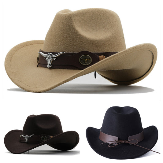 【Compre 1 y obtenga 1 gratis】☀️Sombreros de vaquero occidentales para hombres y mujeres para viajes de verano al aire libre con protección solar.