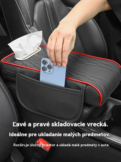 🚗🔥 【Časovo obmedzená zľava -50%】Multifunkčný 3-v-1 kožený box na lakťovú opierku do auta