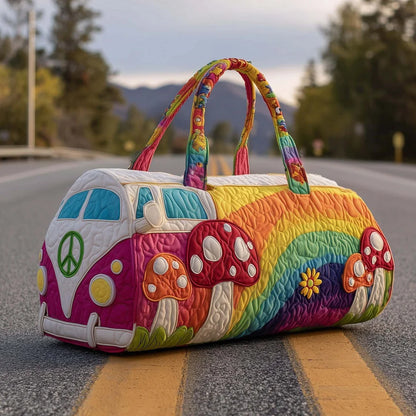 🔥【50% zľava】💥【(18x9x9) palcov】Cestovná taška Hippie Van s polstrovanou výstelkou, sú štýlové a majú veľkú kapacitu.