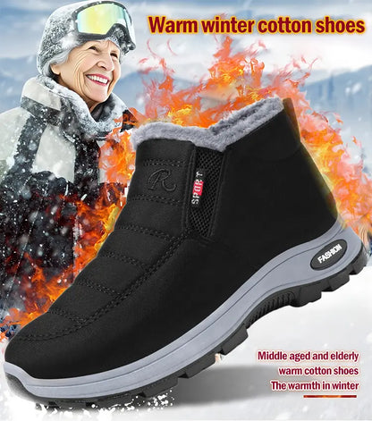 🔥【Špeciálna 50% zľava】【35-48】Unisex zimné čižmy s plyšovou podšívkou - teplé, pohodlné a protišmykové do chladného počasia
