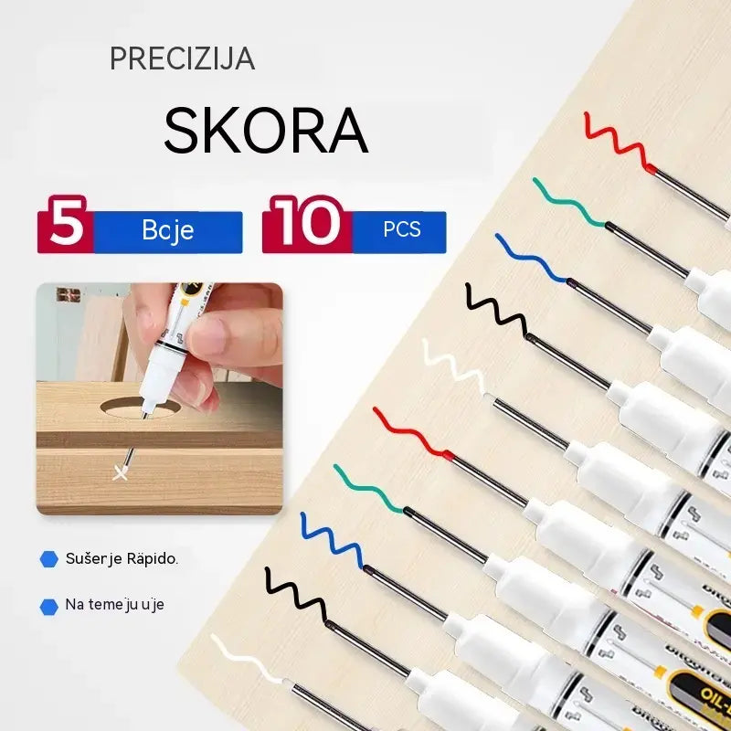 💯10 komada ⚽Precizni markeri na bazi ulja koji se brzo suše