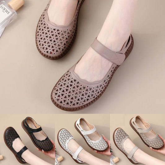 【Primul strat din piele de vacă】 Sandale și saboți de damă din piele naturală 