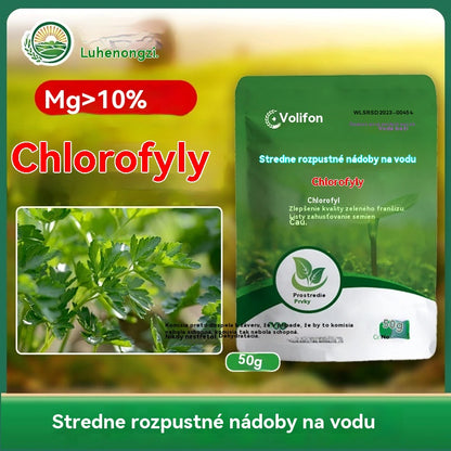 🌿🌿【5 vreciek】Vo vode rozpustné hnojivo bohaté na chlorofyl, vhodné na listovú hnojivu kvetov, ovocných stromov a zeleniny, podporuje rast koreňov, rast sadeníc a zvyšuje výnos. Vo vode rozpustné poľnohospodárske hnojivo.