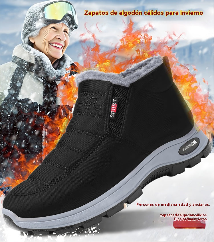 🔥【35-48】Unisex zimní boty s fleecovou podšívkou, teplé, pohodlné a protiskluzové do chladného počasí.