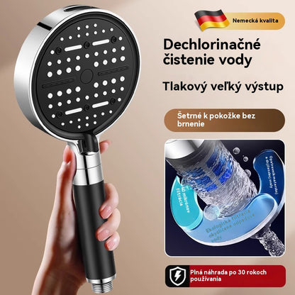 💦🚿 Sprchová hlavica s veľkým panelom a 6 režimami – silná filtrácia, vysoký tlak a kvalitnejšia voda!