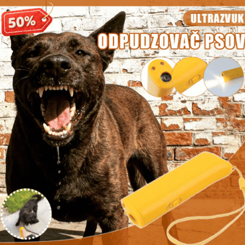 🐕【50% zľava】LED ultrazvukový jednohlavý tréner psov, prenosný tlmič štekania, odpudzovač psov vo vonkajšom prostredí.