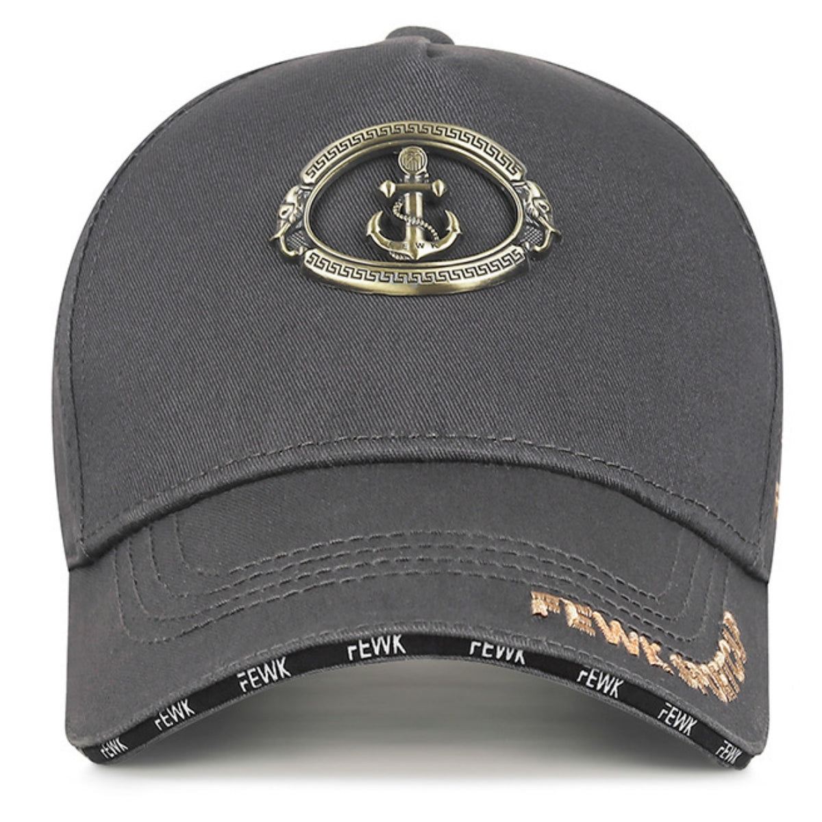 30% OFF🧢☀️🔥Compra 1 y recibe 2 gratis🔥Gorra de béisbol original con logo metálico Anchor, gorra de protección solar con cinco paneles y visera alta