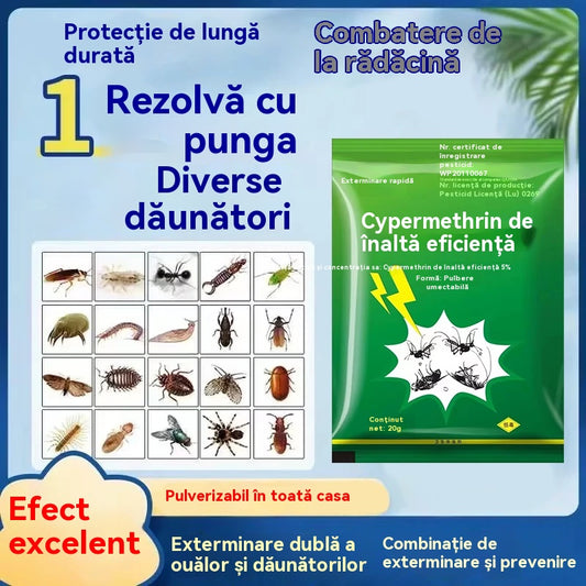 🦟【10pliculețe】❤️Special conceput pentru a ucide țânțarii și muștele din ferme, un pachet ucide puricii/lăcustele/gândacii de bucătărie/muștele/țânțarii! 