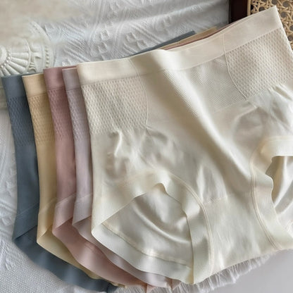 🔥🩲【Gran oferta🔥 7 piezas 】Ropa interior sin costuras para mujer con control de barriga y cintura alta – Hecha de 100% algodón, cómoda, transpirable y con propiedades antibacterianas.