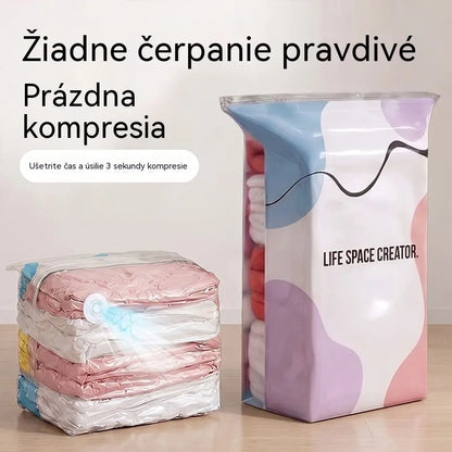 🧳💨 Veľké stlačiteľné vákuové úložné vrecká: Nie je potrebné žiadne vzduchové čerpadlo, nepriepustné, ideálne na úsporu miesta v kufri a doma ✈️