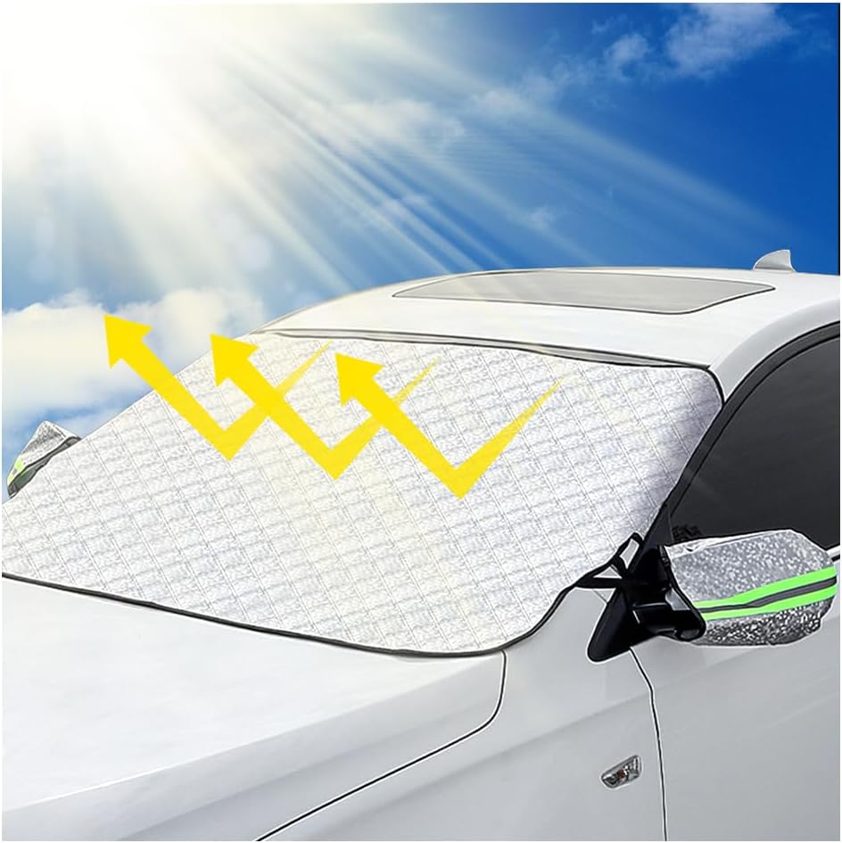 🌞【Cumpără 1 primești 1 gratis】🚗Parasolar magnetic parbriz fata auto, parasolar termoizolant auto de vara