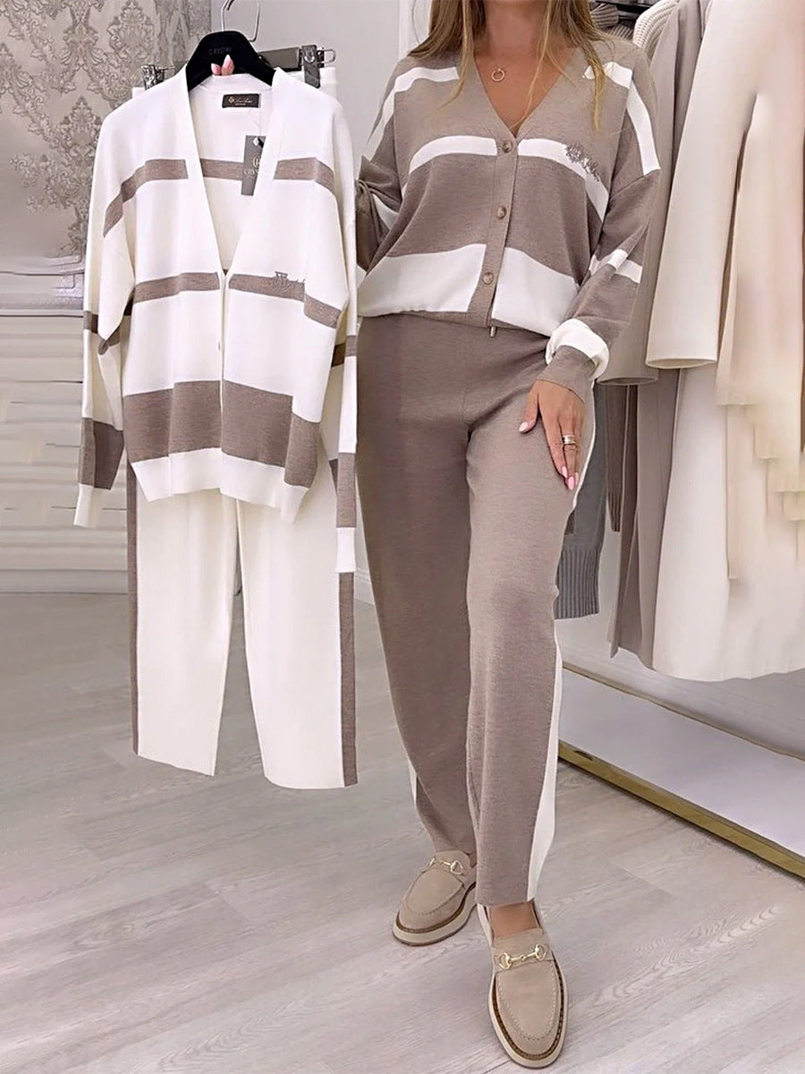 🔥🐏💖Compra 1 y llévate 1 gratis🍂Nueva temporada otoño-invierno, conjunto de suéter de punto de alta calidad y moda, cómodo y versátil para el día a día.