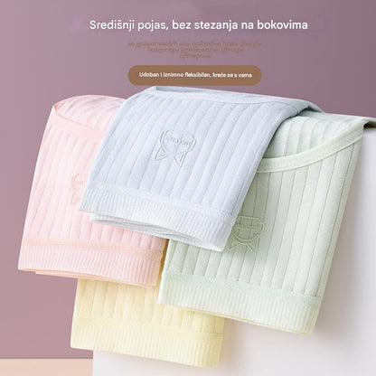 💓(7 kom) Zadnji dan uz 50% popusta-- Jednostavno i napredno antibakterijsko žensko donje rublje s visokim strukom, za žene 35-100 kg