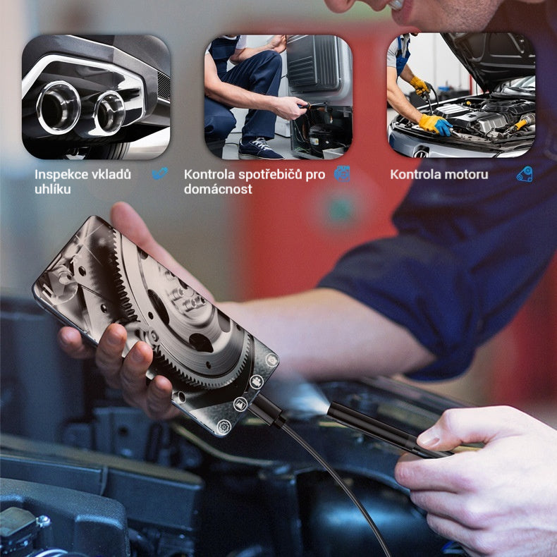 📱Nový 7mm priemyselný endoskop s priamym pripojením kamery typu C pre telefóny s Androidom (vodotesný endoskop)