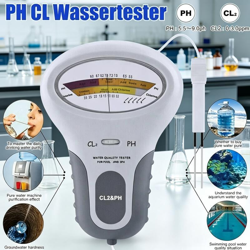 🔬💧 Tester na pH a zvyškový chlór (Cl2) – zľava 50 %! Presne zmerajte pH a hladinu zvyškového chlóru vo vašom bazéne: jednoducho, rýchlo a spoľahlivo. 🔥🏊