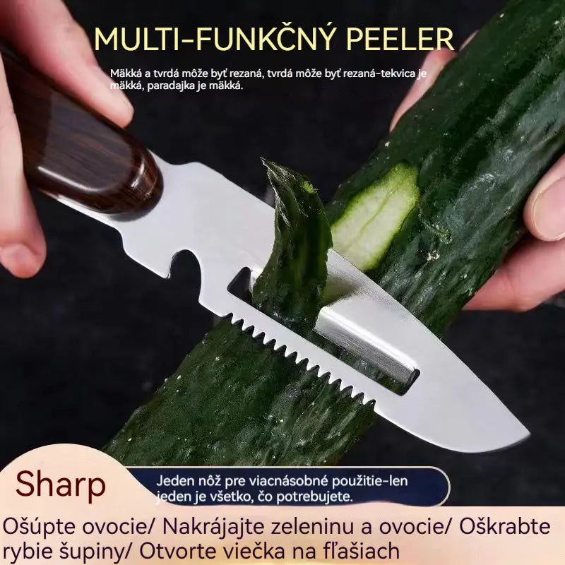 3 položky, cena 22 eur - Multifunkčná škrabka z nehrdzavejúcej ocele