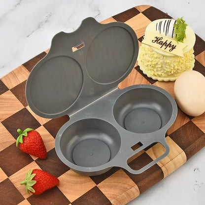 🎁【Kúp 1, získaj 1 zadarmo】💥Mikrovlnný hrniec na vajíčka – dvojitý, nepriľnavý a ľahko sa čistí.🏠【2 položky】