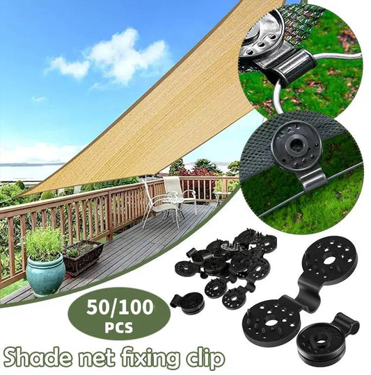 🔥🔥【50 buc set】Cleme din plastic pentru pânză de umbră 