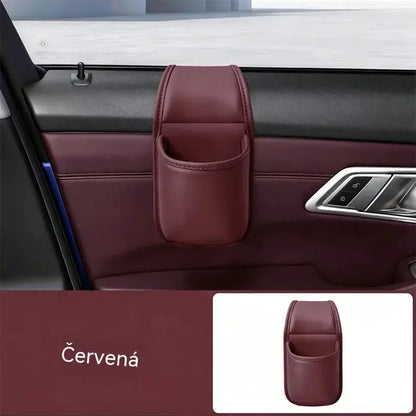 【Kúp 1, získaj 1 zadarmo】🚗 Viac priestoru a poriadok v aute! Kožený držiak na dvere auta / na pohár a telefón (jednoduchá montáž na okno / ponuka 1+1 ZADARMO – dostanete 4 kusy)! ✨