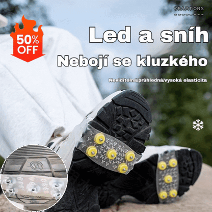 👴🚶🏔️❄️Kúpte 2 a získajte 2 zadarmo🔥Neviditeľné 5-zubové protišmykové popruhy na mačky, outdoorové mačky, vhodné na turistiku v snehu, horolezectvo, lezenie po skalách a zimné ľadové povrchy, nevyhnutnosť pre seniorov.