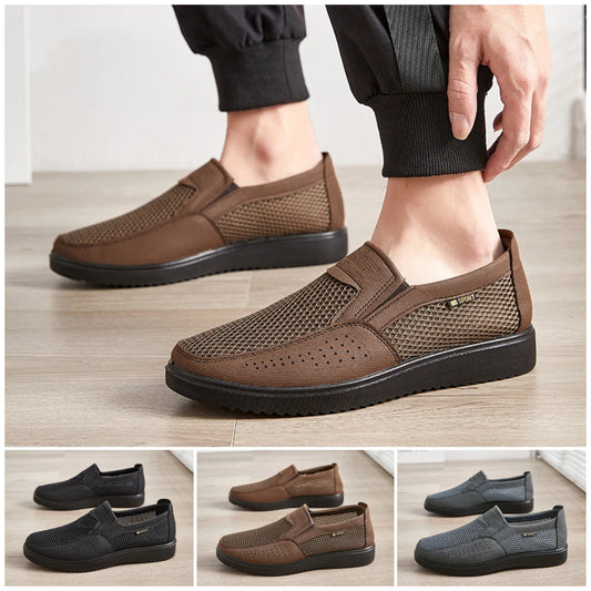 👟2025 Pánske priedušné a pohodlné topánky s mäkkou podrážkou proti šmyku🔥