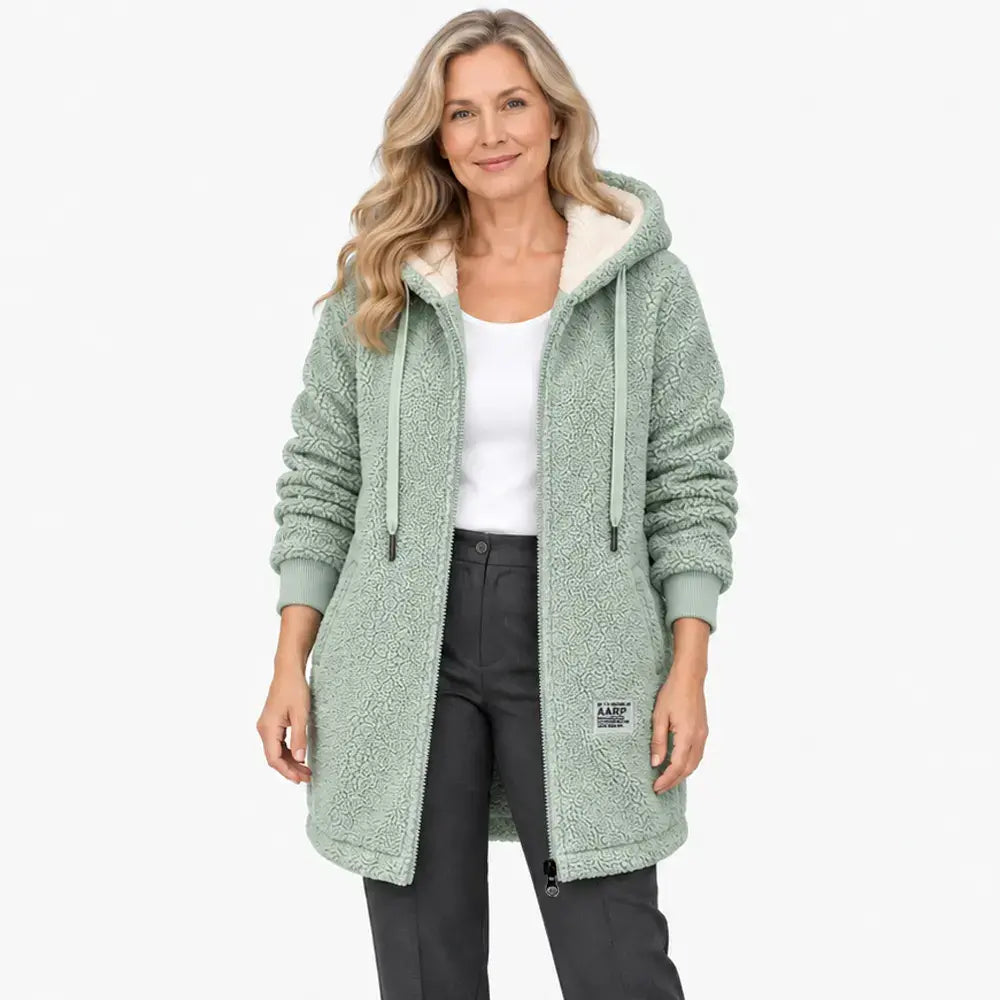 ⛄🧥 Dámska zimná bunda s kapucňou — teplá, mäkká a pohodlná, dostupná vo veľkostiach M–3XL.