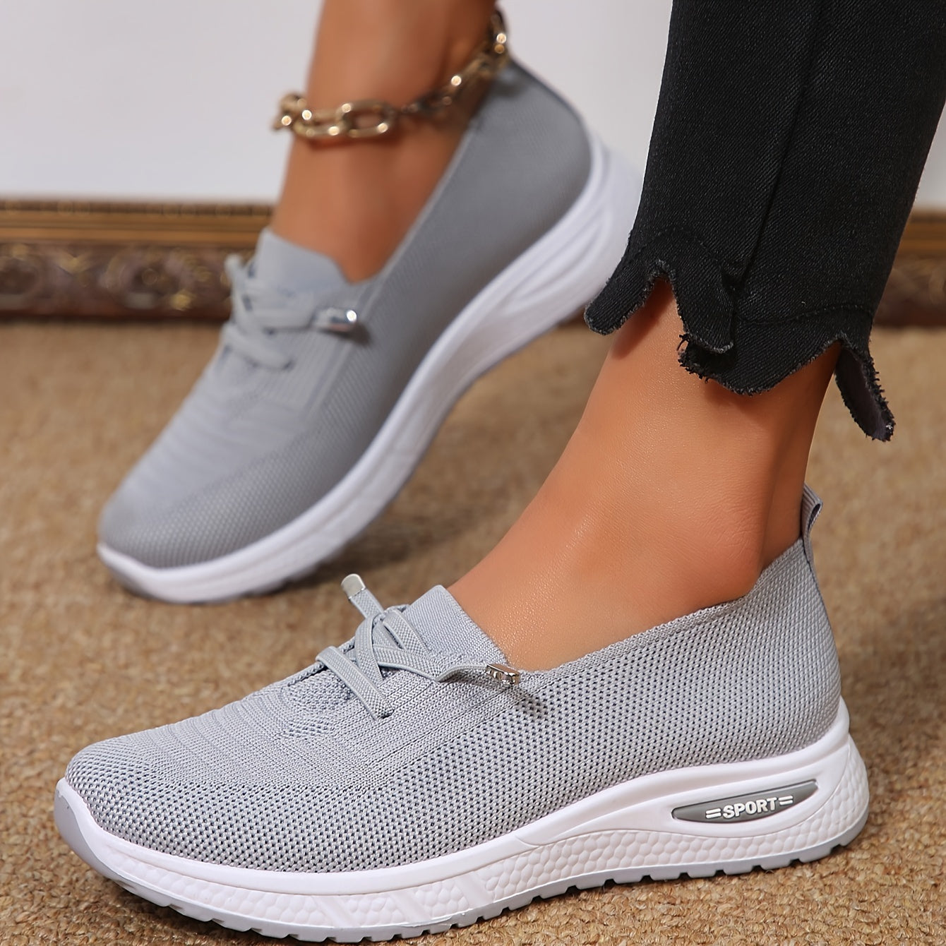 💖🎁【50 % de descuento】【36-41】Zapatos casuales ligeros y cómodos para mujer – cómodos, ligeros y perfectos para el uso diario | sin cordones