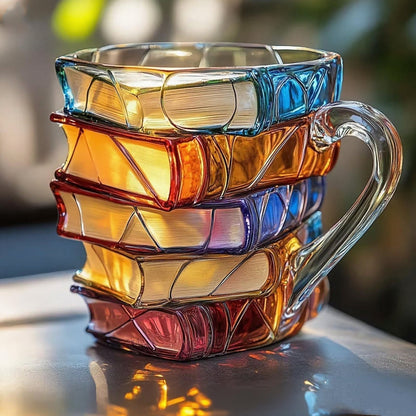 💥【Гореща разпродажба】📚3D чаша за кафе във формата на книга – уникален подарък и декорация за всеки любител на книгите!