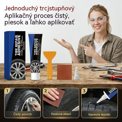 🥇🚗【Kúp 1, získaj 1 zadarmo】Sada lepidla na opravu pneumatik – rychle schne, silná přilnavost – ✅platba na dobírku【2 položky】
