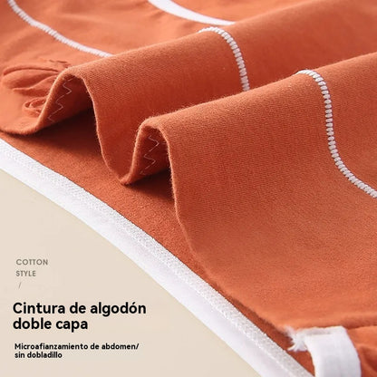 ✨【50% отстъпка】🩲Дамско бельо от чист памук с висока талия, антибактериална област с графен 7A в областта на чатала, контрол на корема и повдигане на дупето, дишащо бельо. (Комплект от 7 части)