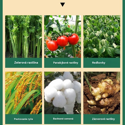 🌿🌿【5 vreciek】Vo vode rozpustné hnojivo bohaté na chlorofyl, vhodné na listovú hnojivu kvetov, ovocných stromov a zeleniny, podporuje rast koreňov, rast sadeníc a zvyšuje výnos. Vo vode rozpustné poľnohospodárske hnojivo.