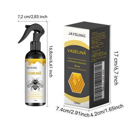 【Kúp 1 a získaj 1 zadarmo】🍯 Leštiaci sprej na drevo s včelím voskom na údržbu nábytku a prevenciu prasklín.【2 položky】