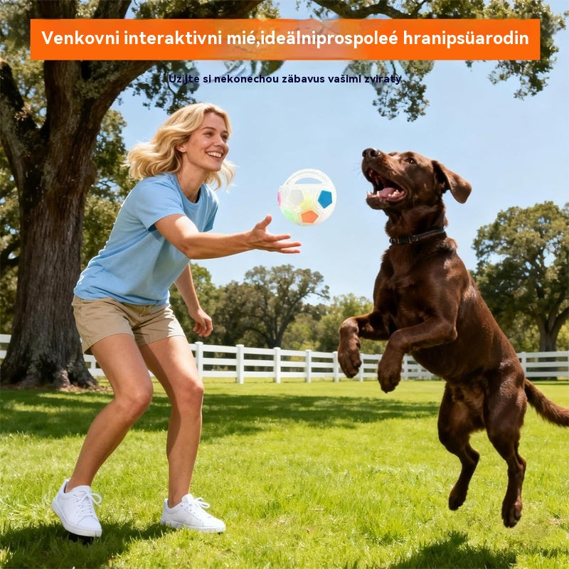 ⚽🐕🔥Играчка за кучета: футболна топка, интерактивни и устойчиви на ухапване принадлежности за бордър коли, лабрадори и коргита.