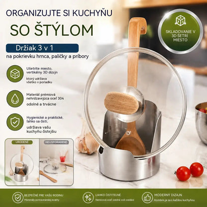 🔥【Kúpte jeden, druhý získate zadarmo】🥄 Multifunkčný organizér na kuchynské náčinie: všetko prehľadne usporiadané a vždy poruke ✨🏠