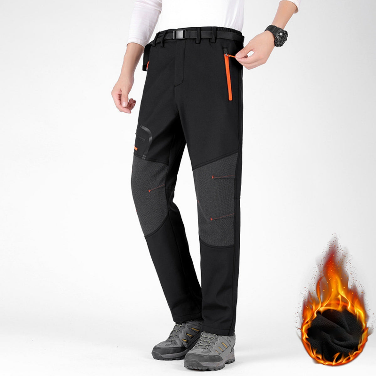 🔥🏆[50% zniżki] [S-5XL] 2025 jesienno-zimowa nowe męskie wodoodporne, ciepłe spodnie na co dzień