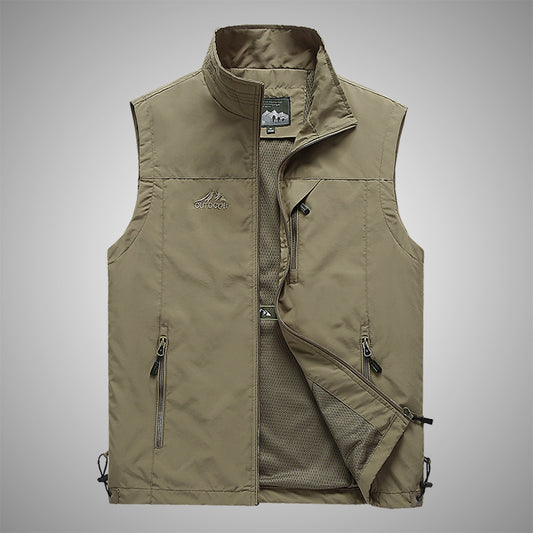 🔥Cumpărați 1 obțineți 1 gratuit【M-7XL】 Vestă cu buzunare multiple pentru munca în aer liber de vară