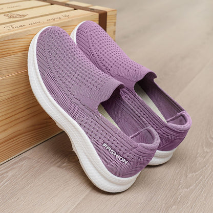 🌞【36-41】🏃‍♀️Нови дамски спортни обувки без връзки 2026 с дишаща мрежа – мека подметка, комфорт през целия ден, плащане при доставка