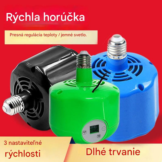 🐣【50% zľava】💡 Inteligentná vyhrievacia lampa s konštantnou teplotou pre domáce zvieratá na chov - 3-stupňové nastavenie teploty, prispôsobte podľa veku a prostredia