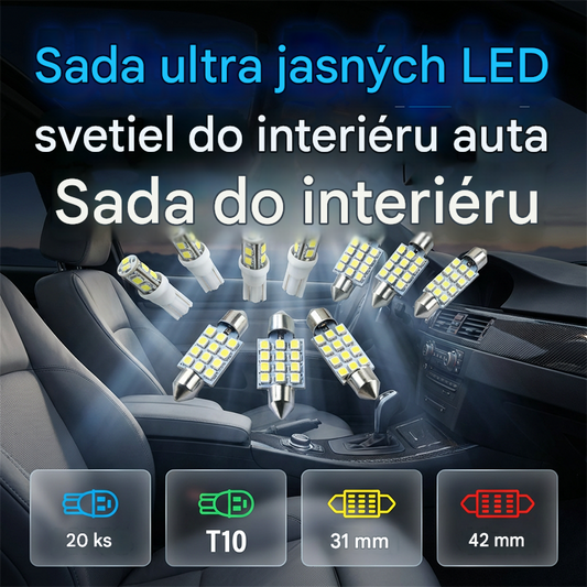 👍👍【1 sada 20 kusov】Spoločné pre všetky modely - – Jednoduchá montáž a silné biele svetlo, jasnejší interiér a moderný vzhľad vozidla