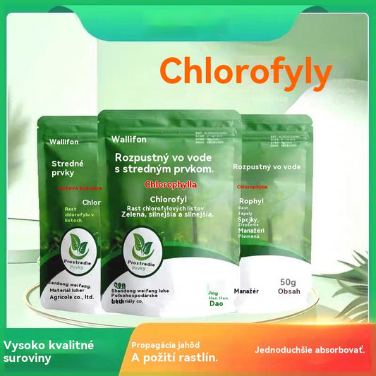 🌿🌿【5 vreciek】Vo vode rozpustné hnojivo bohaté na chlorofyl, vhodné na listovú hnojivu kvetov, ovocných stromov a zeleniny, podporuje rast koreňov, rast sadeníc a zvyšuje výnos. Vo vode rozpustné poľnohospodárske hnojivo.