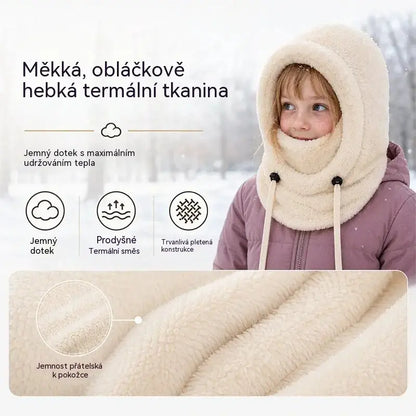 🔥2 položky 🧢🧣Zateplená, vetruodolná čiapka typu kukla pre detskú cyklistiku