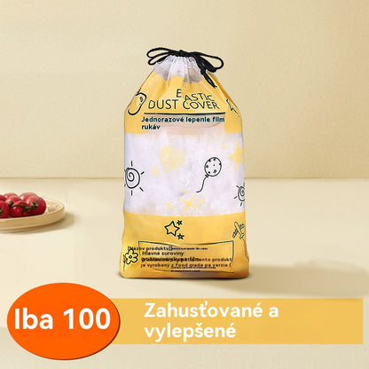 【2 vrecká, 200 kusov】 Jednorazový potravinársky kryt na udržanie čerstvosti