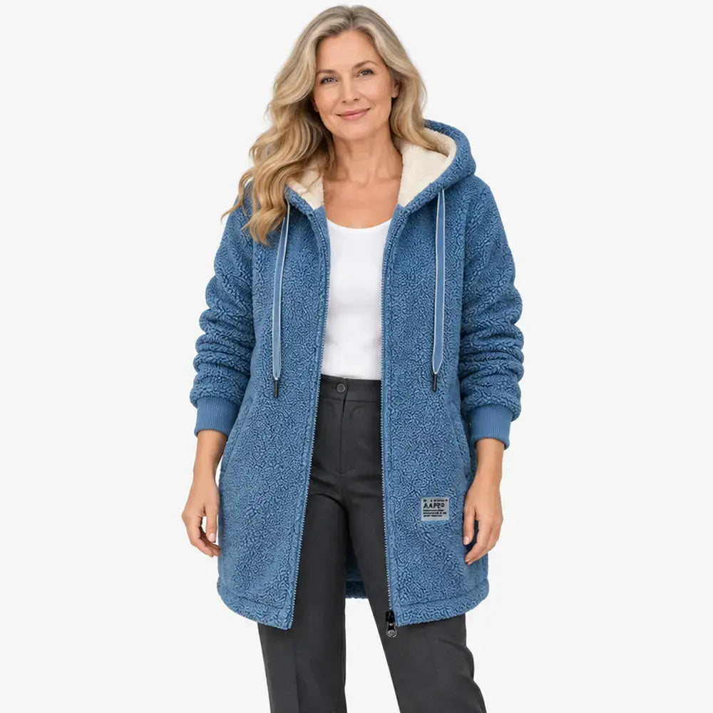 ⛄🧥 Dámska zimná bunda s kapucňou — teplá, mäkká a pohodlná, dostupná vo veľkostiach M–3XL.