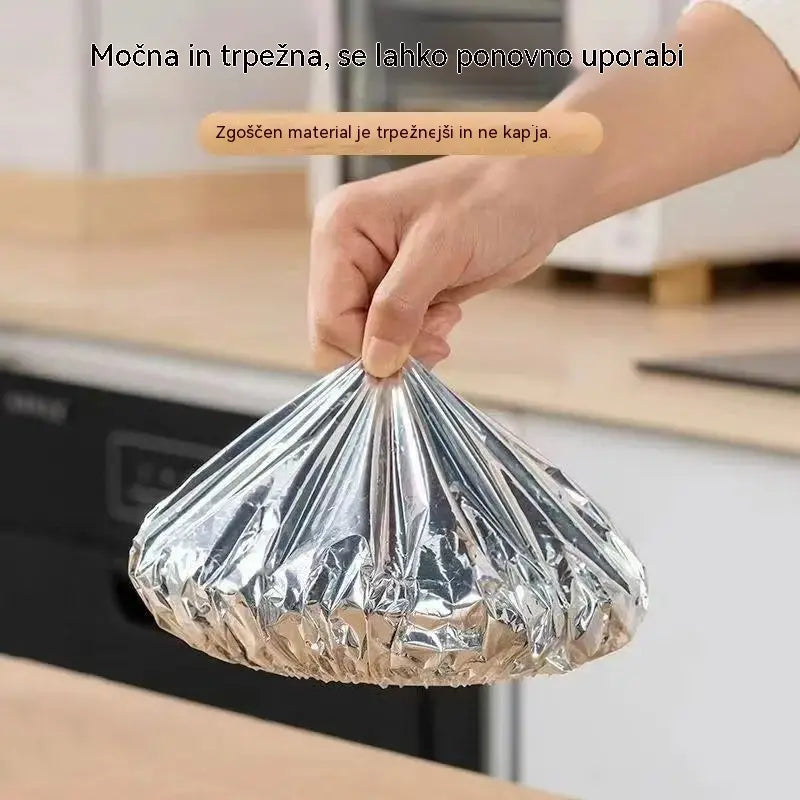 💥【100 kosov】🍎🔥 Izolacijski pokrov iz aluminijaste folije za živila