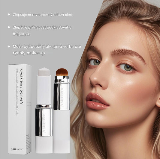 💕🔥【Kúpte 1 a dostanete 1 zadarmo】🌟Krémová tyčinka V White korean meniaci farbu make-upu, dokonalý make-up, dlhá výdrž, vodoodolný a potuodolný, korektor a kontúrovanie v jednom.【2 položky】